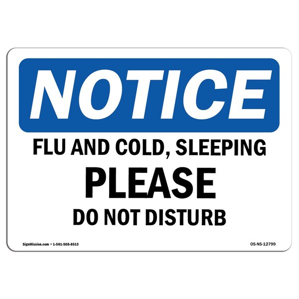 Signmission OSHA, 10" H, 14" W, Peel & Stick Wall Graphic, 14" W, 10" H, Landscape, OS-NS-RD-1014-L-12782 OS-NS-RD-1014-L-12782 - main